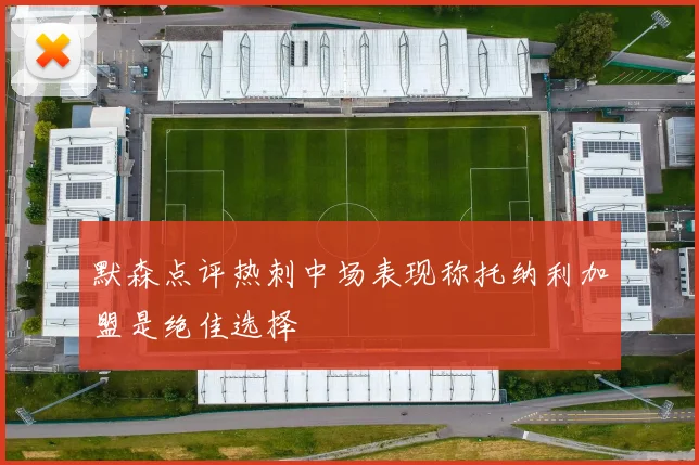 默森点评热刺中场表现称托纳利加盟是绝佳选择