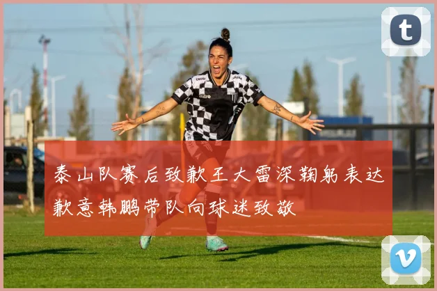 泰山队赛后致歉王大雷深鞠躬表达歉意韩鹏带队向球迷致敬